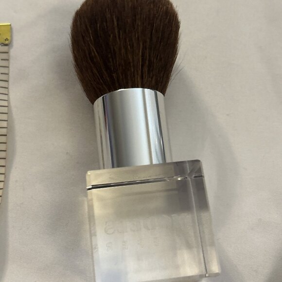 Models Prefer Makeup Brush Hand Etched Crystal Kabuki Brush 4.5" Paperweight - Picture 6 of 6